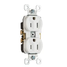 Pass & Seymour 15 Ampere Commercial Grade Side Wire Tamper-Resistant Duplex Electrical Outlet