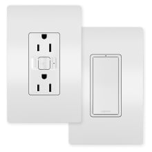 radiant 15 Ampere Smart Electrical Outlet Kit with Wireless Rocker Switch