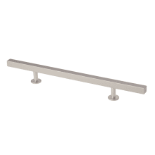 Square Bar 6 Inch Center to Center 10-1/2 Inch Bar Cabinet Pull