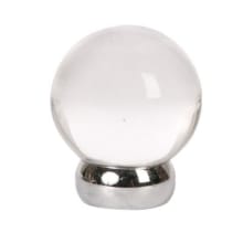 Glass Ball 1-1/8 Inch Round Cabinet Knob