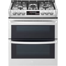 30 Inch Wide 6.9 Cu. Ft. Slide In Gas Range with ProBake Convection® and Wi-Fi Connectivity
