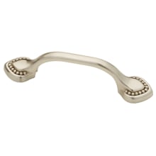 Beaded 3 Inch Center to Center Handle Cabinet Pull