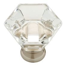 Faceted 1-3/4 Inch Geometric Cabinet Knob