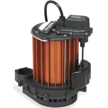 1/3 HP Aluminum Submersible Sump Pump with Vertical Float (25' Cord)