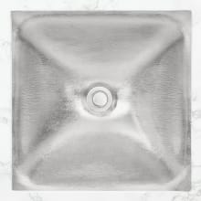 Dune 16-1/2" Square Glass Undermount Bathroom Sink