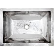 Builders 20-1/4" Rectangular Drop In or Undermount Bathroom Sink