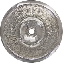 Hammered Metals 13-1/2" Circular Drop In or Undermount Bathroom Sink
