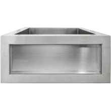 Inset Apron Front 18" Undermount Single Basin Stainless Steel Bar Sink