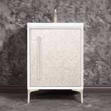 Mother of Pearl 24" Single Free Standing Vanity Cabinet Only - Less Vanity Top