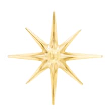 Smooth Metal Star 5-3/8 Inch Geometric Cabinet Knob