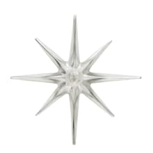 Smooth Metal Star 5-3/8 Inch Geometric Cabinet Knob