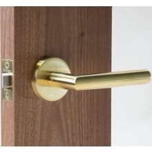 Marine Grade 316 Stainless Steel LL2 Passage Door Lever Set with Round Rose