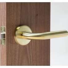 Marine Grade 316 Stainless Steel LL3 Dummy Door Lever Set with Round Rose