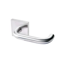 Marine Grade 316 Stainless Steel LL1 Dummy Door Lever Set with Square Rose