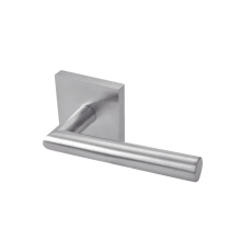 Marine Grade 316 Stainless Steel LL2 Single Dummy Door Lever with Square Rose