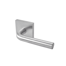 Marine Grade 316 Stainless Steel LL3 Dummy Door Lever Set with Square Rose