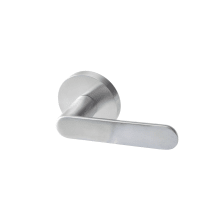 Marine Grade 316 Stainless Steel LL92 Privacy Door Lever Set with Round Rose