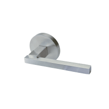 Marine Grade 316 Stainless Steel LL96 Single Dummy Door Lever with Round Rose