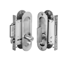 304 Grade Stainless Steel Round ADA Compliant Privacy Pocket Door Lock