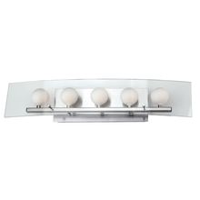 5 Light 6.5" Wide Bathroom Fixture from the Alysa Collection