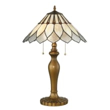 Lavena 2 Light 24" Tall Tiffany Table Lamp