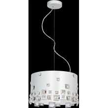 Isabella 3 Light Pendant with White Shade
