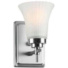 Contemporary / Modern Single Light Up Lighting Wall Sconce from the Bendek Collection