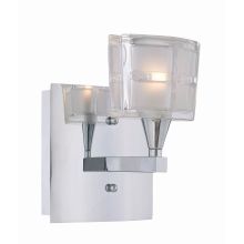 Contemporary / Modern Single Light Up Lighting Wall Sconce from the Iskyla Collection