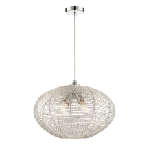 Faviola 4 Light 18" Wide Pendant with Aluminum Cage Shade