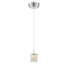 Kristen 1 Light 5" Wide LED Pendant with Crystal Glass Shade