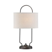 Baldwin 25.5" High 1 Light Table Lamp with Linen Fabric Shade