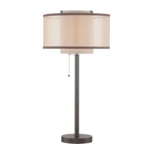 Fabrizio Single Light 30" Tall Table Lamp with Pull Chain