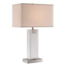 Clifton 2 Light 30-1/4" High Buffet Table Lamp with USB Charging Port