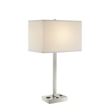 Quinn Single Light 28-1/2" Tall Buffet Table Lamp with USB Port