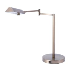 Pharma Collection 18" Tall Integrated LED Swing Arm Desk Lamp