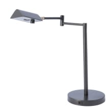 Pharma Collection 18" Tall Integrated LED Swing Arm Desk Lamp