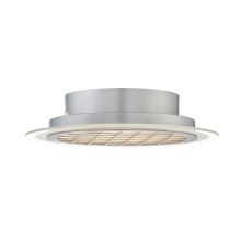 Lamont Single Light 12" Wide LED Flush Mount Ceiling Fixture with Frosted Glass Shade