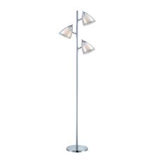Salika II 3 Light Floor Lamp with Acrylic Shade