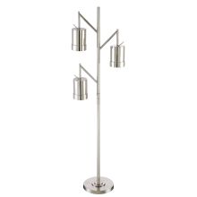 Tindra 3 Light 65" Tall Floor Lamp with Adjustable Heads
