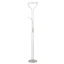 Zale 2 Light 75" High Integrated LED Floor Lamp with Acrylic Diffuser