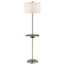 Tungsten 62" Tall Dual Function Floor Lamp with USB Port