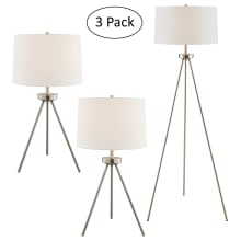 Tullio 61" Tall Tripod Lamp Sets