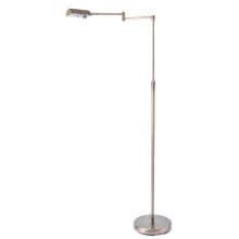 Pharma Collection 54" Tall Integrated LED Swing Arm Floor Lamp