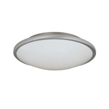 1 Light Flush Mount with White Acrylic Shade from the Pegeen Collection