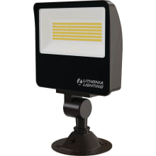 Contractor Select ESXF2 7" Wide 120-277V LED Flood Light with Adjustable Lumen Output