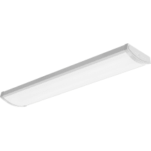 4-Foot FML4W 10-Inch Wide Housing Cool White LED Wraparound 5000LM with 0-10 Volt Dimming