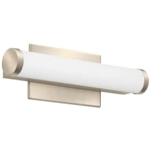 Contemporary Cylinder 14" Wide LED ADA Bathroom Vanity Light