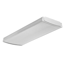 LBL Single Light 24" LED Flush Mount Ceiling Fixture with Curved Basket Diffuser