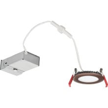 LED Canless Recessed Light 3" Recessed Trim- IC Rated and Airtight