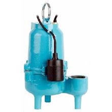 1/2 HP 120 GPM Energy Saver Submersible Sewage Pump with Piggyback Mechanical Float and 10ft. Cord